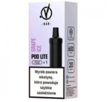 V BAR CUBO LITE KARTRIDŻ GRAPE ICE 2ml 20mg