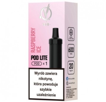 V BAR CUBO LITE KARTRIDŻ RASPBERRY ICE 2ml 20mg