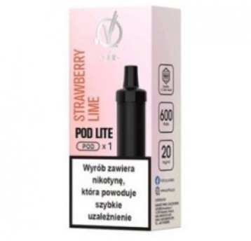V BAR CUBO LITE KARTRIDŻ STRAWBERRY LIME 2ml 20mg