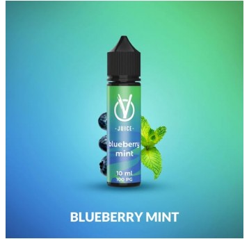 VJUICE LONGFILL BLUEBERRY MINT 10ml 0mg
