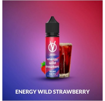 VJUICE LONGFILL ENERGY WILD STRAWBERRY 10ml 0mg