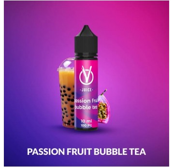 VJUICE LONGFILL PASSION FRUIT BUBBLE TEA 10ml 0mg