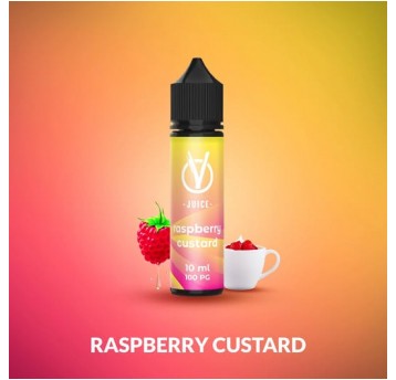 VJUICE LONGFILL RASPBERRY CUSTARD 10ml 0mg