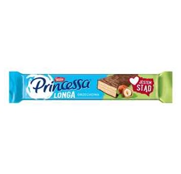 Wafel Princessa Longa Orzechowa 40g/30