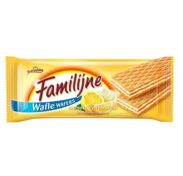 Wafle Familijne 180g Cytrynowe 24 szt.