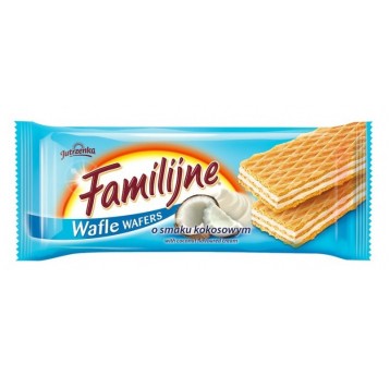 Wafle Familijne 180g Kokosowe 24 szt.