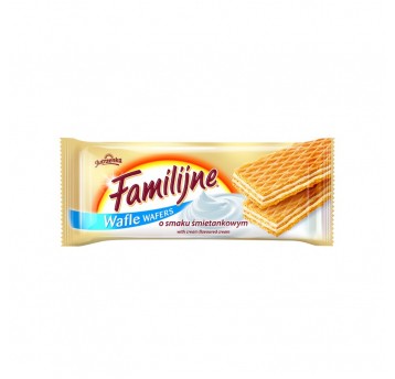 Wafle Familijne 180g Śmietankowe 24 szt.