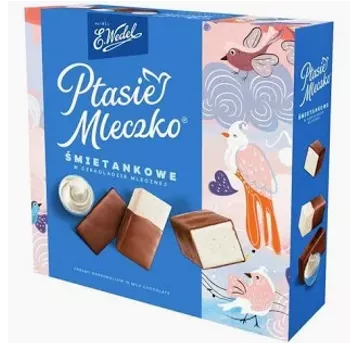 Wedel Ptasie Mleczko Śmietankowe 340g/18