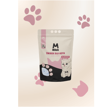 Żwirek silikonowy dla kota Miłek 3,8l