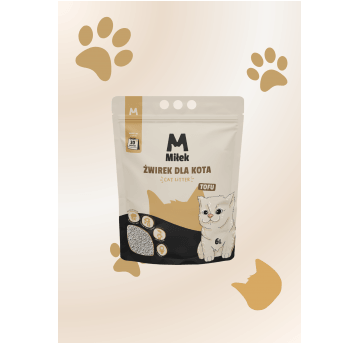 Żwirek TOFU dla kota Miłek 6l